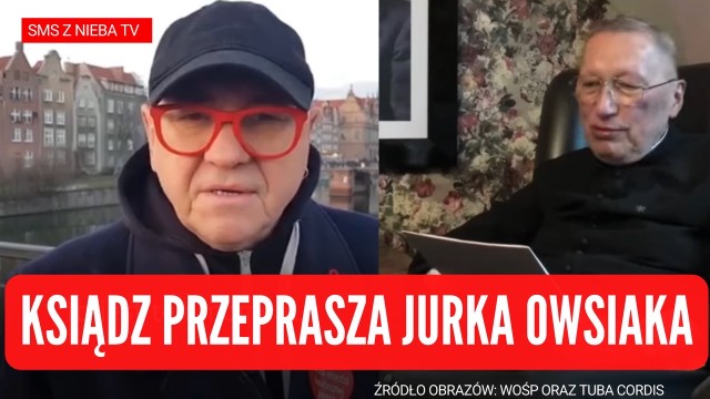 Ksiądz przeprasza Jurka Owsiaka…